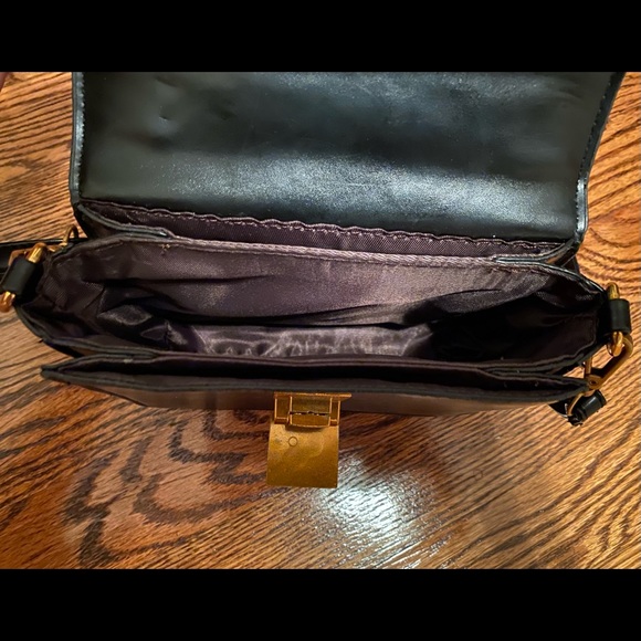 Vintage leather bag in black - Picture 4 of 10
